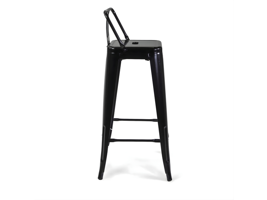 Tabouret Fer New Bristol avec Dossier
