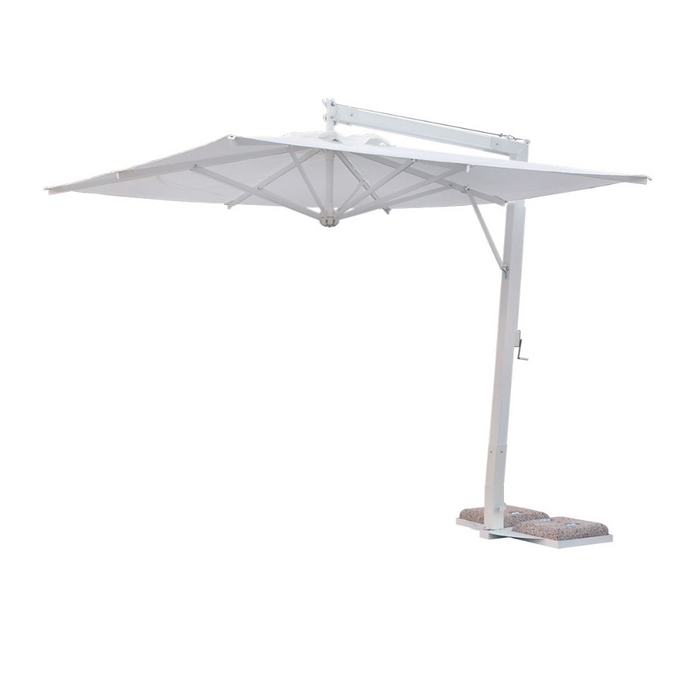 White Side Pole Umbrella De Luxe Classic 3X4