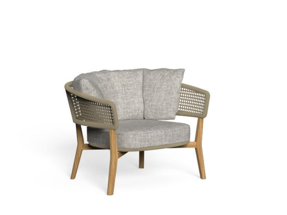 Fauteuil en teck Moon Talenti