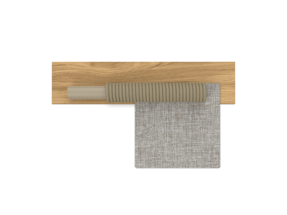 Moon teak 2-seater sofa by Talenti