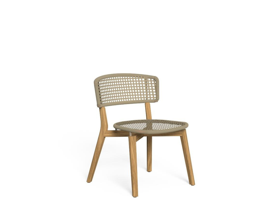 2 Moon Teak Dining Chairs by Talenti