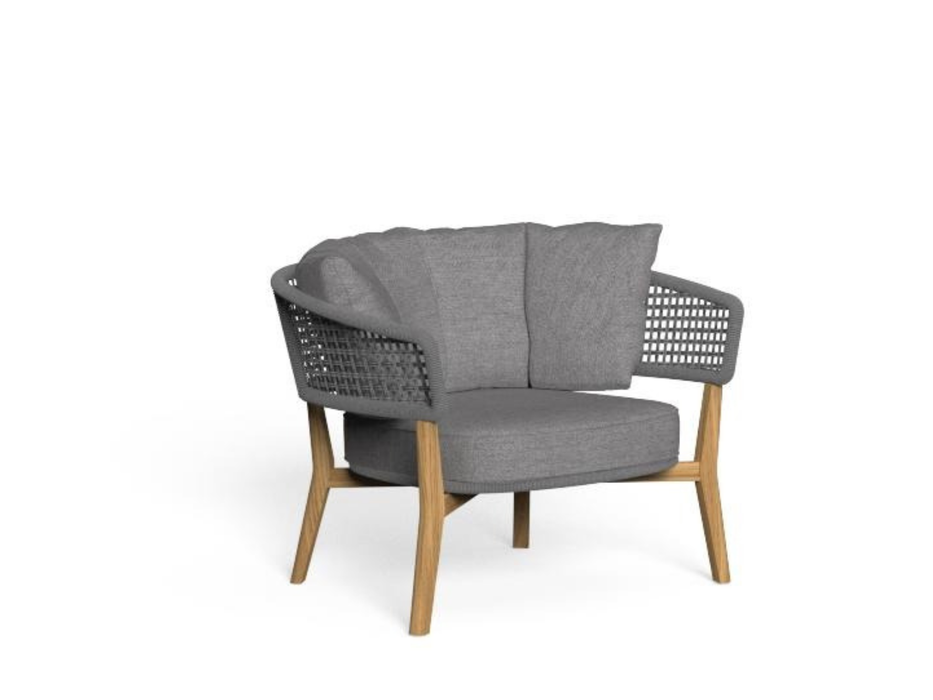 Fauteuil en teck Moon Talenti