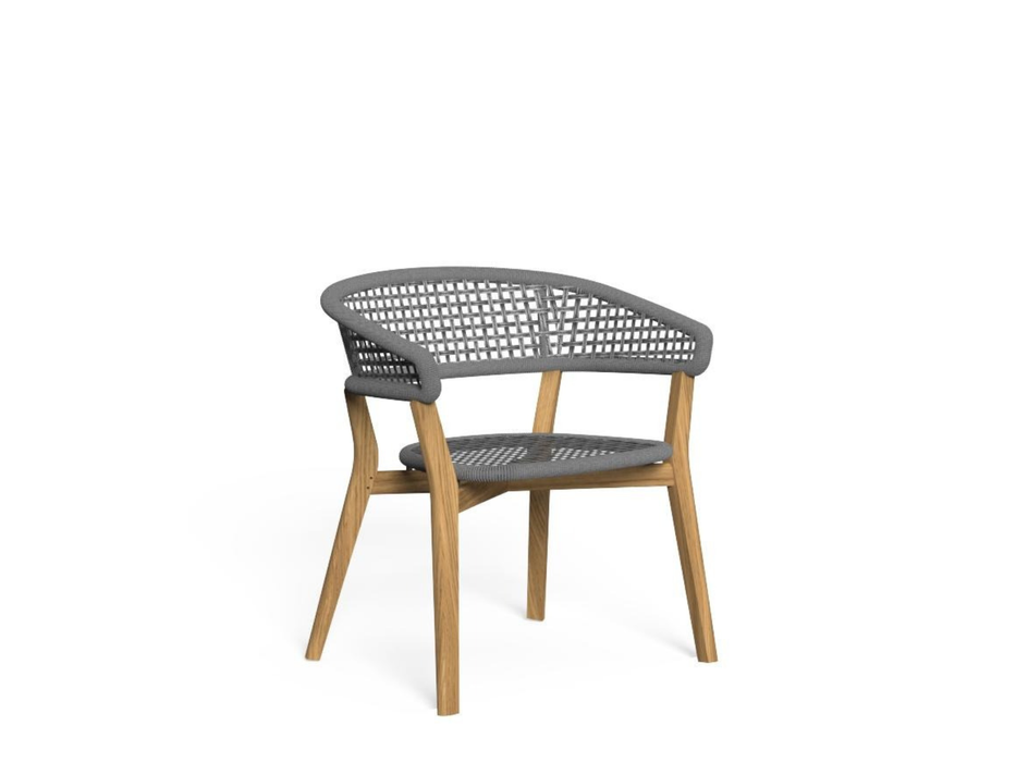 2 Moon Teak Dining Chairs by Talenti