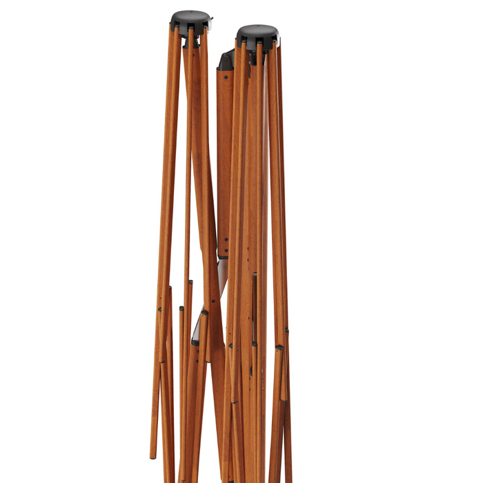 Dual Timber 3x6 Double Arm Umbrella