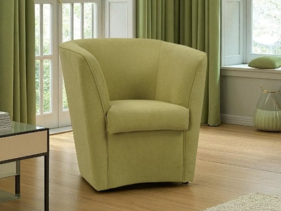 Fauteuil Valentina en tissu antitache