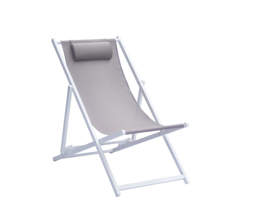 4 chaises de plage en aluminium Greenwood