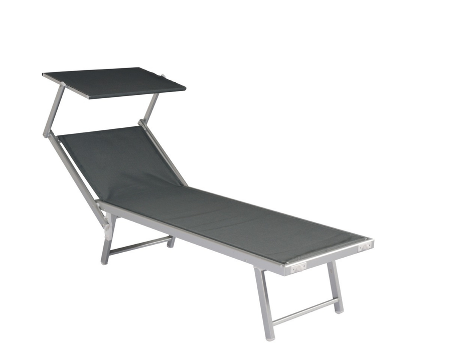 2 chaises longues Greenwood avec auvent