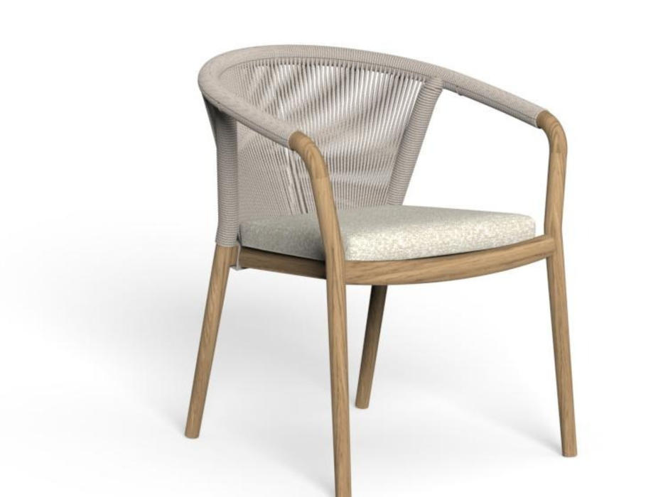 2 Parker wood dining armchairs by Talenti
