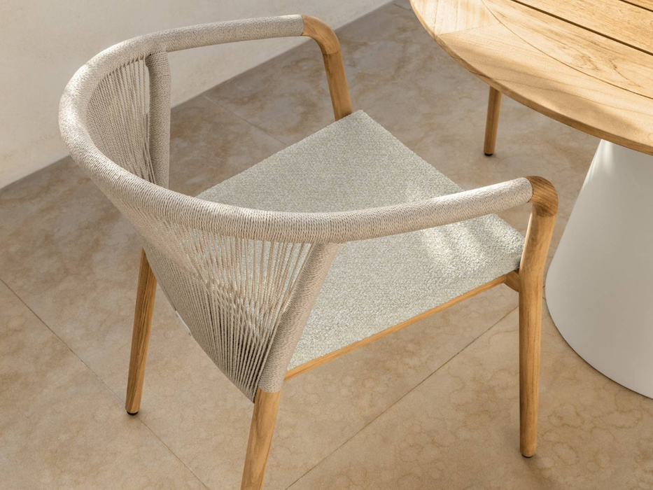 2 Parker wood dining armchairs by Talenti