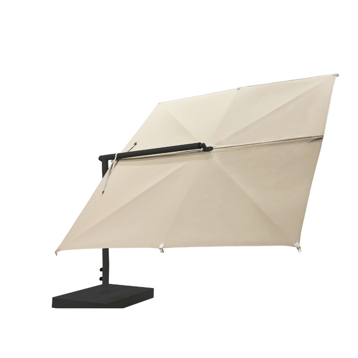 Parasol à mât latéral Alba Dark 300x300m