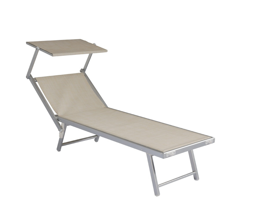 2 chaises longues Greenwood avec auvent