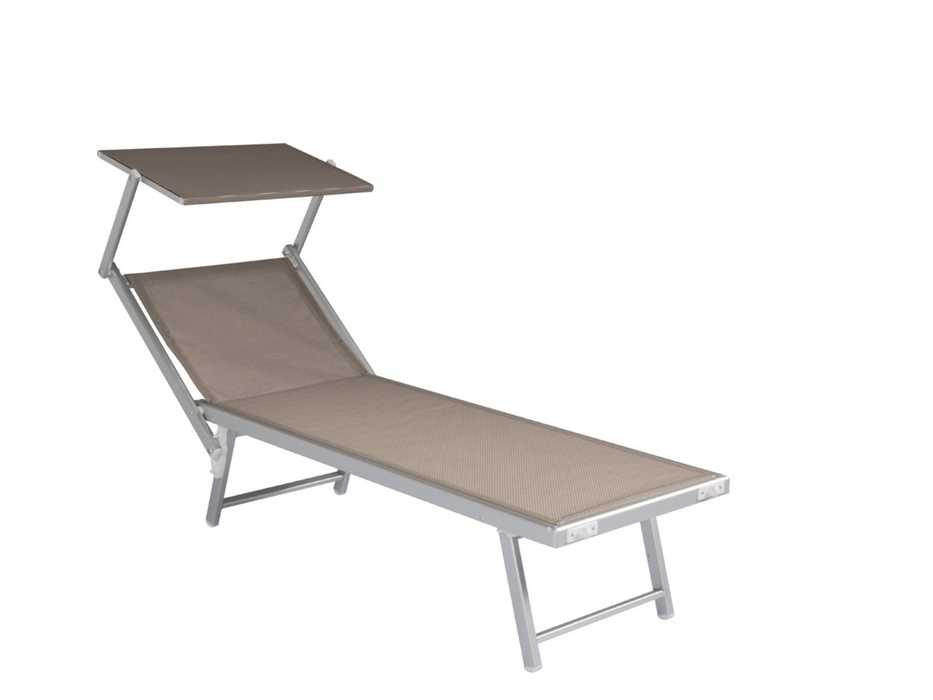 2 chaises longues Greenwood avec auvent
